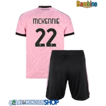 Maglie da calcio Juventus Weston McKennie #22 Seconda Maglia Bambino 2026-27 Manica Corta + Pantaloni corti)